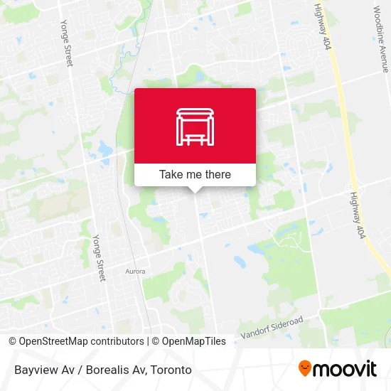 Bayview Av / Borealis Av map