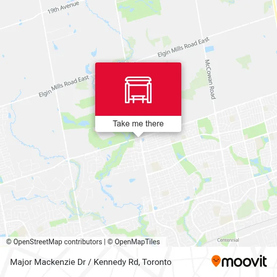 Major Mackenzie Dr / Kennedy Rd map