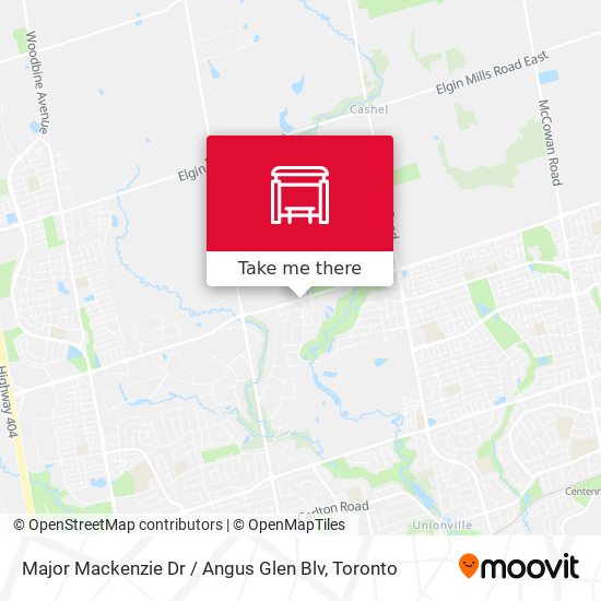 Major Mackenzie Dr / Angus Glen Blv map