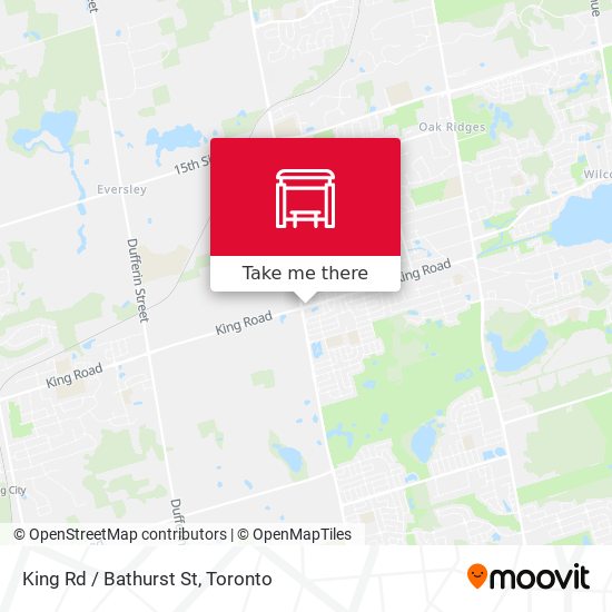 King Rd / Bathurst St plan