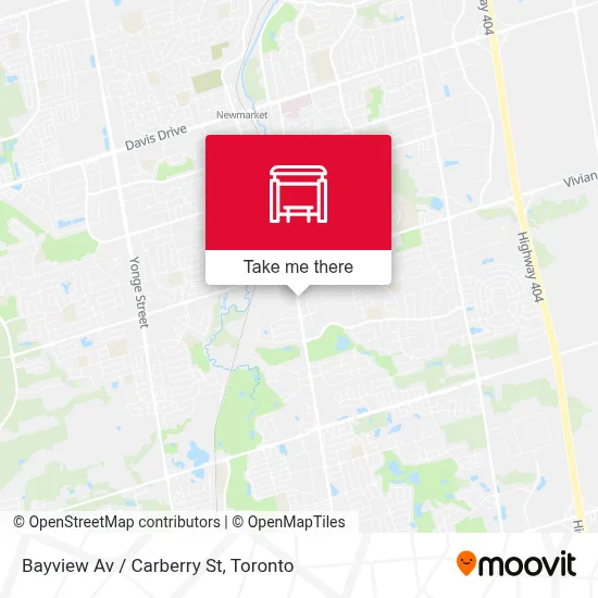 Bayview Av / Carberry St map