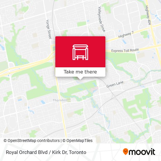 Royal Orchard Blvd / Kirk Dr map