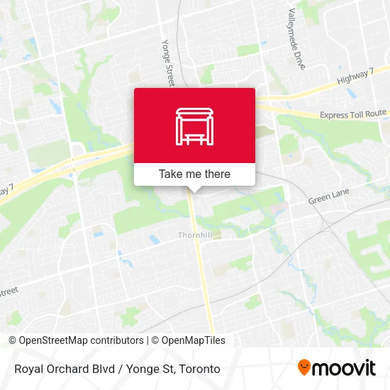 Royal Orchard Blvd / Yonge St map