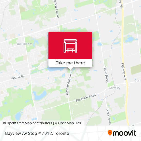 Bayview Av Stop # 7012 plan