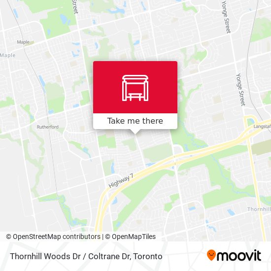Thornhill Woods Dr / Coltrane Dr map