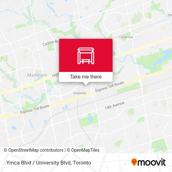 Ymca Blvd / University Blvd map