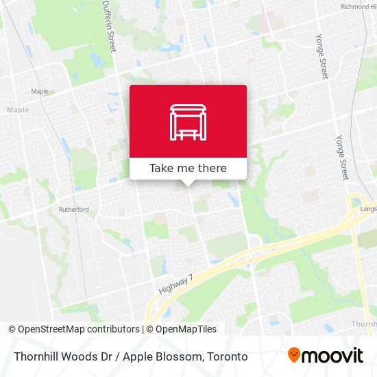 Thornhill Woods Dr / Apple Blossom map