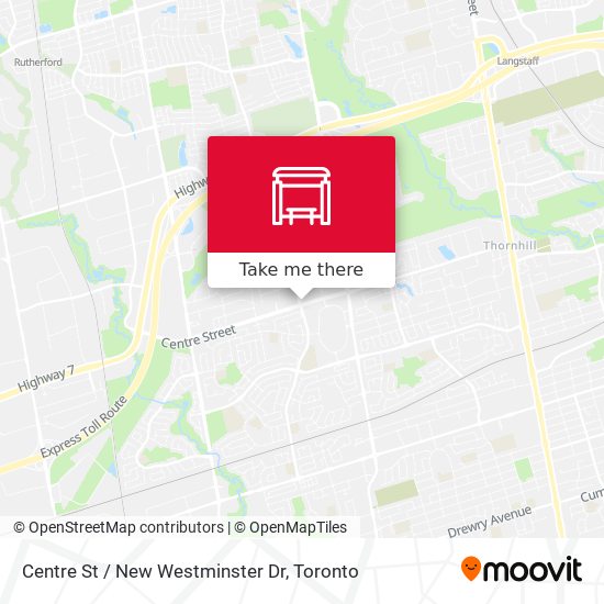 Centre St / New Westminster Dr map