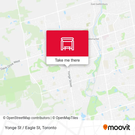 Yonge St / Eagle St map