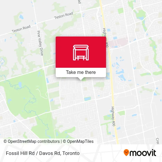 Fossil Hill Rd / Davos Rd map