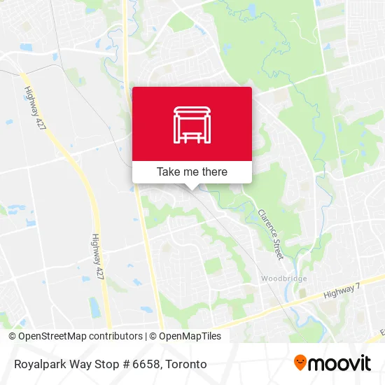 Royalpark Way Stop # 6658 map