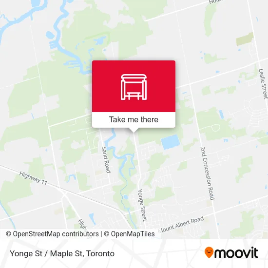 Yonge St / Maple St map