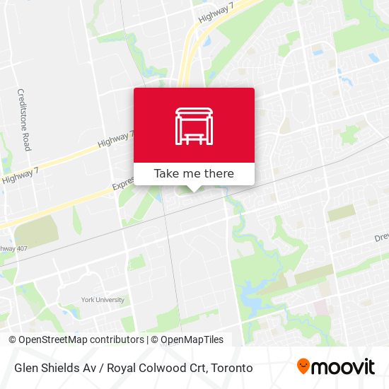 Glen Shields Av / Royal Colwood Crt map