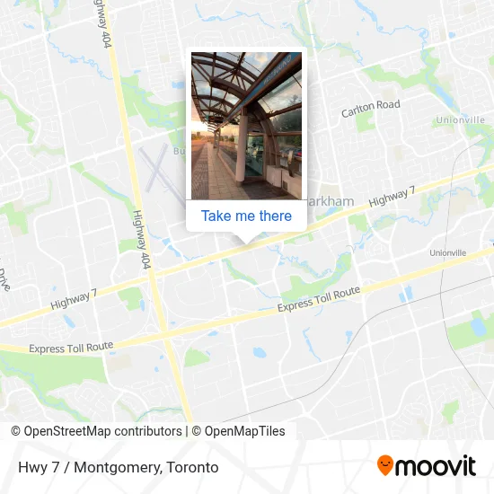 Hwy 7 / Montgomery map