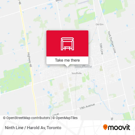 Ninth Line / Harold Av map