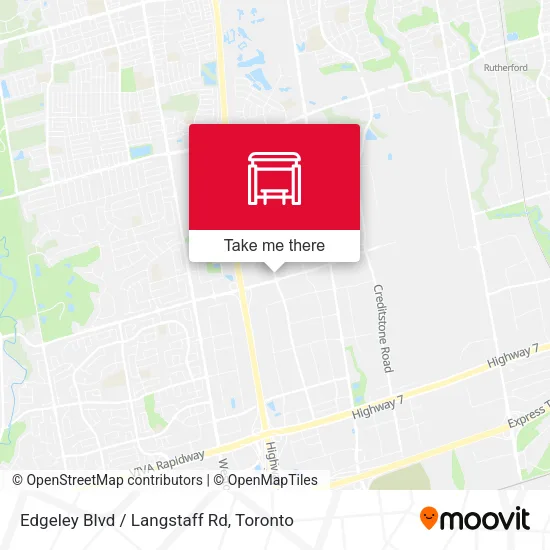 Edgeley Blvd / Langstaff Rd map