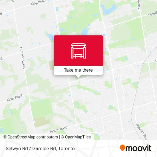 Selwyn Rd / Gamble Rd map