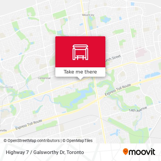 Highway 7 / Galsworthy Dr plan