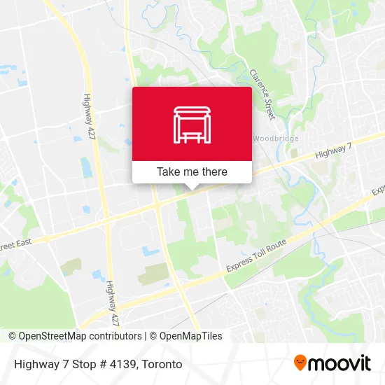 Highway 7 Stop # 4139 map