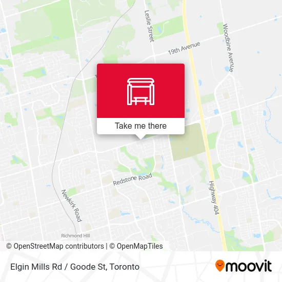 Elgin Mills Rd / Goode St map