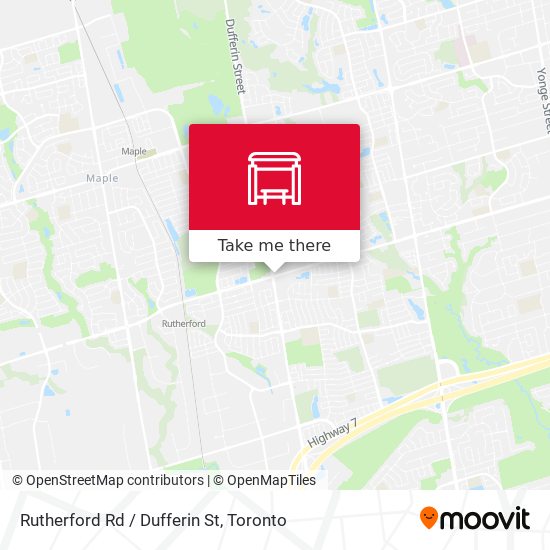 Rutherford Rd / Dufferin St map