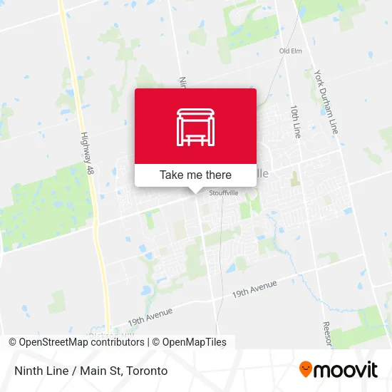 Ninth Line / Main St map