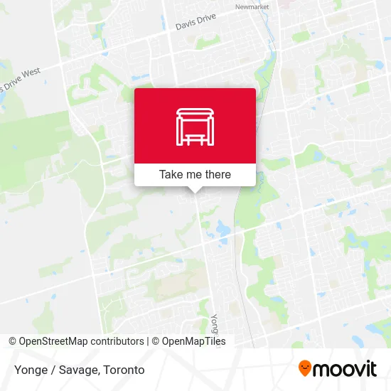 Yonge / Savage map