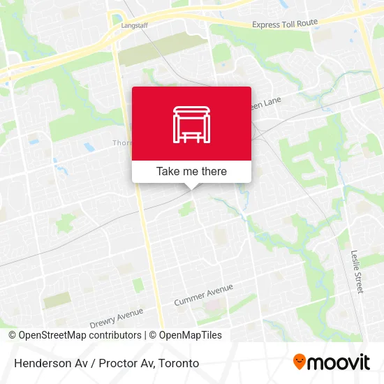 Henderson Av / Proctor Av map