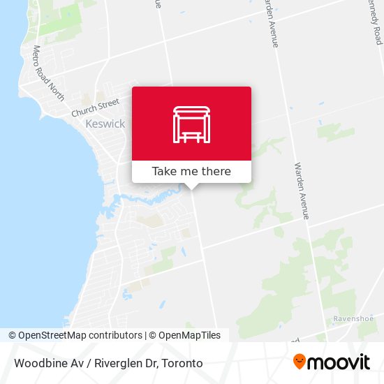 Woodbine Av / Riverglen Dr map