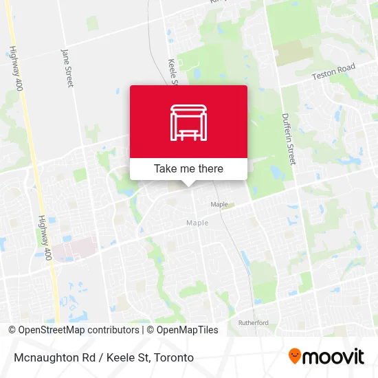 Mcnaughton Rd / Keele St map