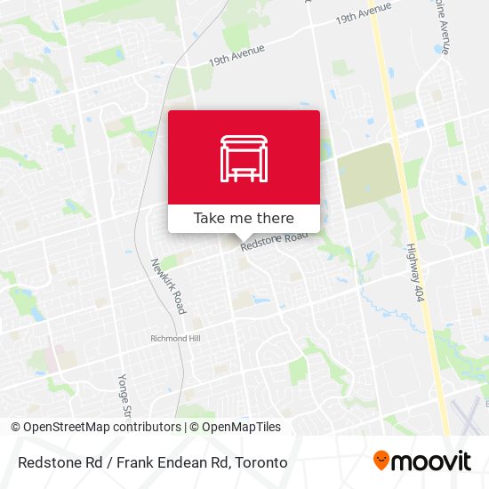 Redstone Rd / Frank Endean Rd map