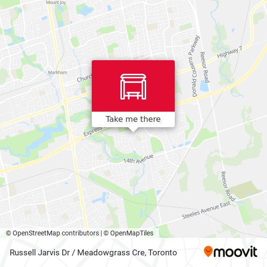 Russell Jarvis Dr / Meadowgrass Cre map
