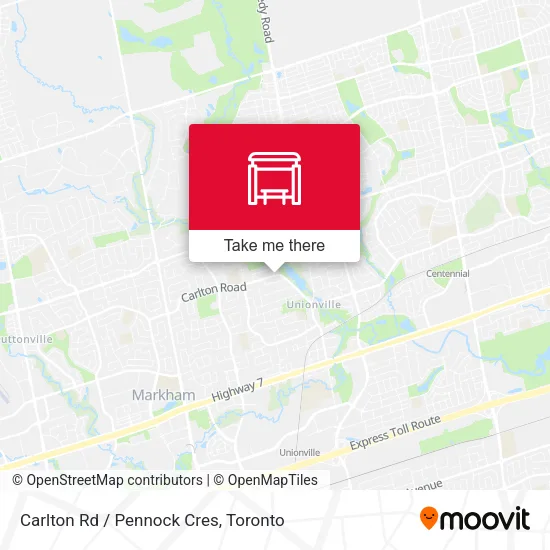 Carlton Rd / Pennock Cres map