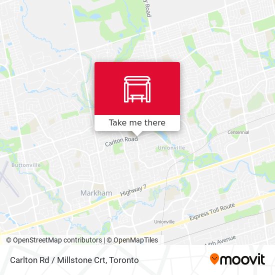 Carlton Rd / Millstone Crt map