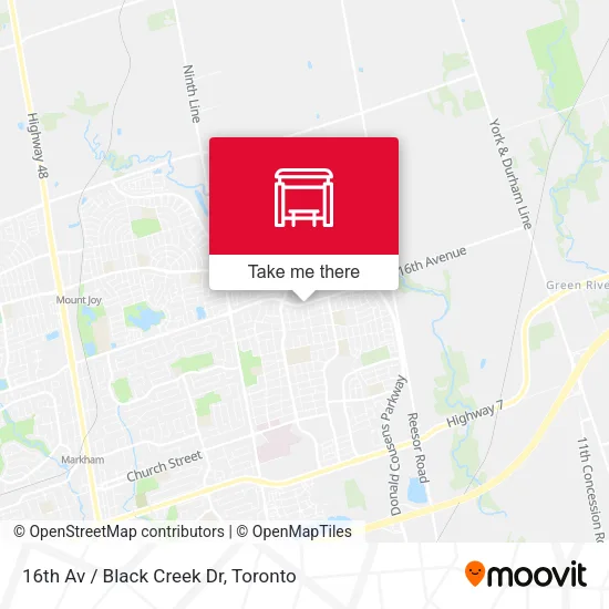 16th Av / Black Creek Dr map