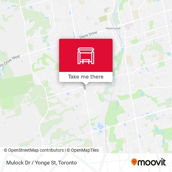 Mulock Dr / Yonge St plan