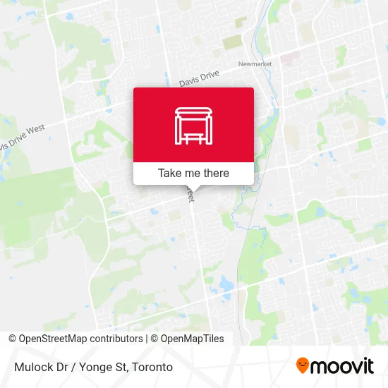 Mulock Dr / Yonge St map