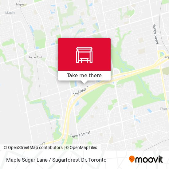Maple Sugar Lane / Sugarforest Dr map