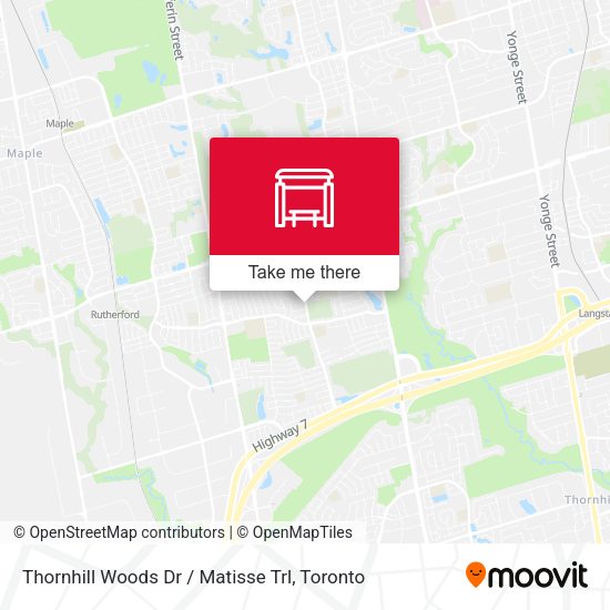 Thornhill Woods Dr / Matisse Trl map