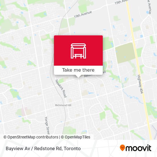 Bayview Av / Redstone Rd map
