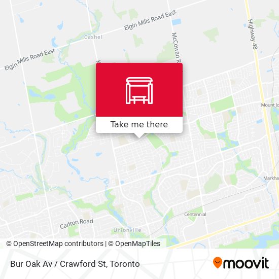 Bur Oak Av / Crawford St plan