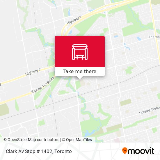 Clark Av Stop # 1402 plan