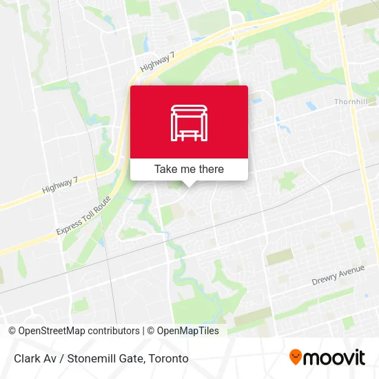 Clark Av / Stonemill Gate map