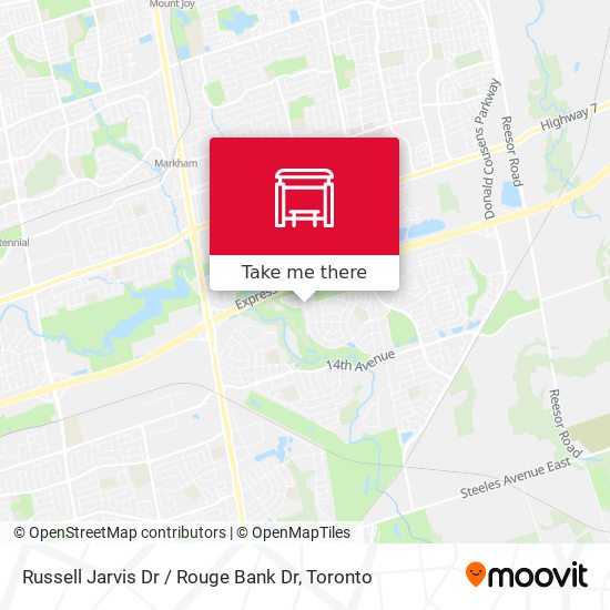 Russell Jarvis Dr / Rouge Bank Dr map
