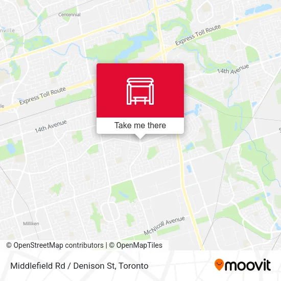 Middlefield Rd / Denison St map