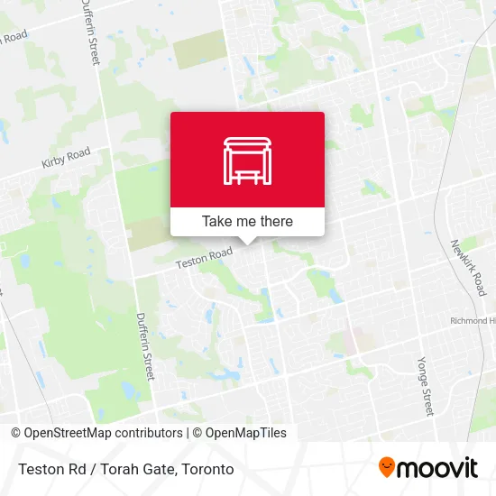 Teston Rd / Torah Gate map
