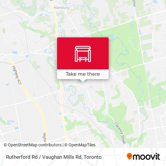 Rutherford Rd / Vaughan Mills Rd map