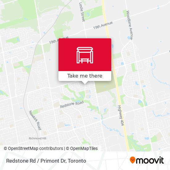 Redstone Rd / Primont Dr map
