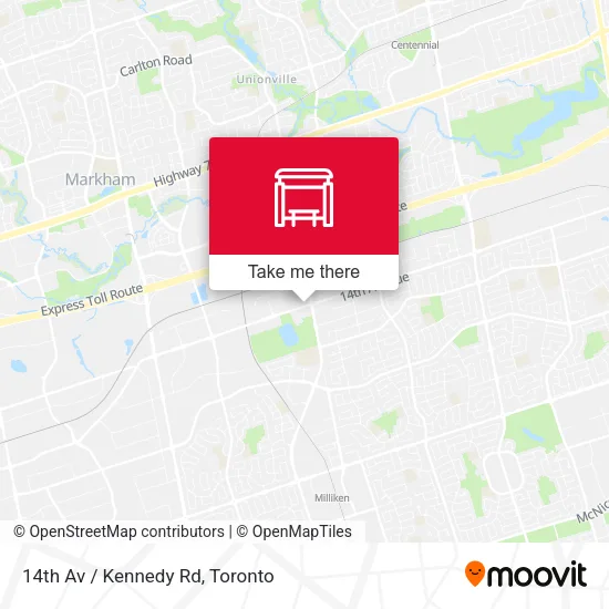 14th Av / Kennedy Rd map