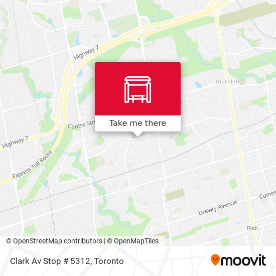 Clark Av Stop # 5312 plan